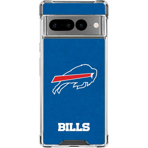 NFL Buffalo Bills Distressed Google Pixel 7 Pro Clear Case